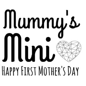 Mummy's Mini - First Mother's Day - Mini-Me One-Piece Design