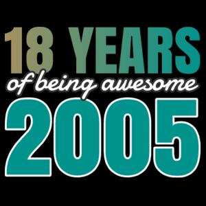 18 years of being awesome - Urban Collab Mens Set Tee Design