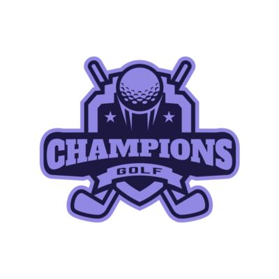 Champions Golf logo template Thumbnail