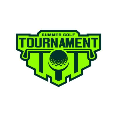 Tournament Summer golf logo template Thumbnail