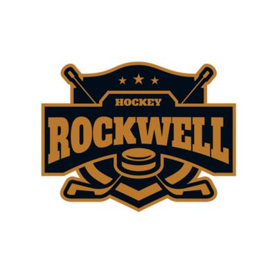 Rockwell Hockey logo template Thumbnail