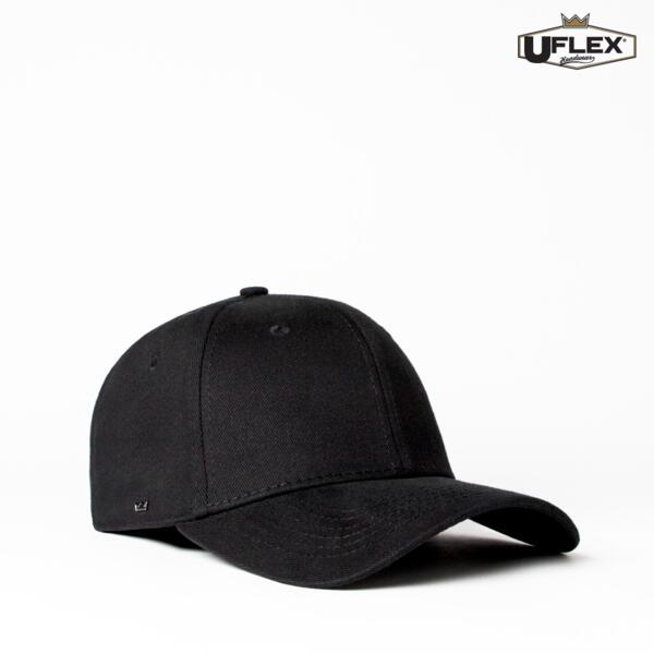 UFlex Adults Pro Style 6 Panel Fitted Cap Thumbnail