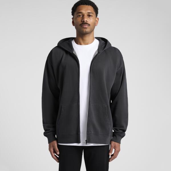AS Colour Mens Relax Faded Zip Hood Thumbnail