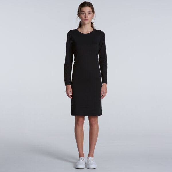 Womens Mika Organic Long Sleeved Dress Thumbnail