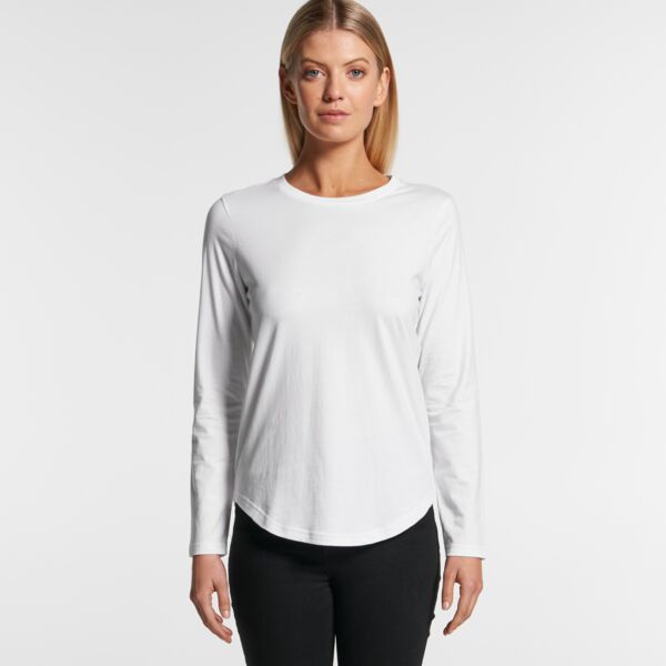 Womens Curve Longsleeve Tee Thumbnail
