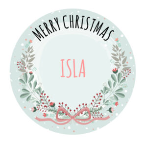 Vintage Floral - Large White Pillowcase Santa Sack Design