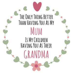 The Only Thing Better Than Having You As My Mum - Small Banner (A4) Design