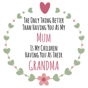 The Only Thing Better Than Having You As My Mum - Small Banner (A4) Design