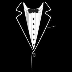Tuxedo Tee - Mens Block T shirt Design