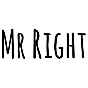 Mr Right - Pillowcase Design