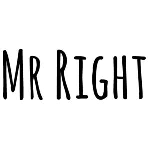 Mr Right - Pillowcase Design