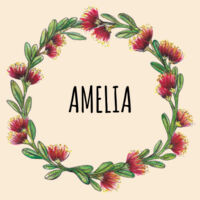 Pohutukawa  - Large Canvas Santa Sack Design