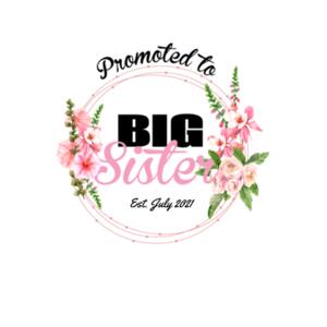 Promoted to Big Sister - Kids Wee Tee Design