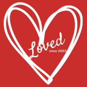 Loved Since 2003 - Womens Maple Tee Design