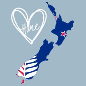 New Zealand Is Home - Womens Maple Tee Design