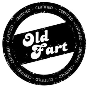 Certified Old Fart - Funny Retirement Custom T Shirt Design