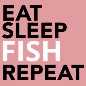 Eat Sleep Fish Repeat - Mens Staple T shirt Design