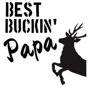 Best Buckin Papa Ever - Personalised Grandparent T Shirt - Mens Basic Tee Design