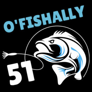 O'Fishally 51 Years Old - Personalised Custom Fishing T Shirt - Mens Staple T shirt Design