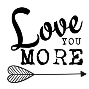 Love You More - Custom Personalised Pillowcase - Pillowcase  Design