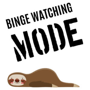 Binge Watching Mode - Mens Staple T shirt Design