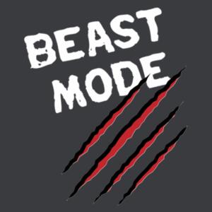 Beast Mode - Custom Personalised Fitness T Shirt - Womens Maple Tee Design
