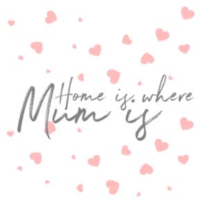 Home Is Where Mum Is - Cushion cover Design