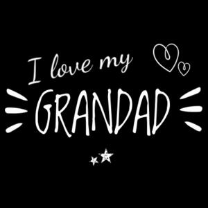 I Love My Grandad - Kids Youth T shirt Design