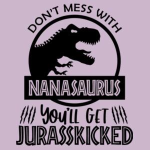 Don't Mess With Nanasaurus - Womens Maple Tee Design