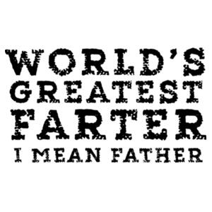 World's Greatest Farter - Stainless Bottle with Straw Top Design