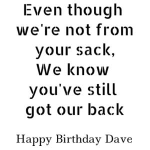 Even though we're not from your sack - Mug Design
