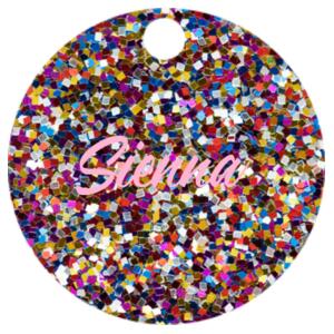 Sparkle Glitter - Key Ring Design
