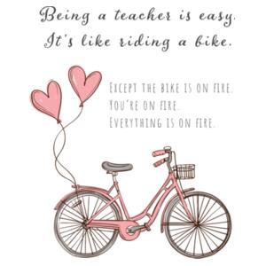 Being a teacher is easy - Mug Design