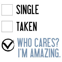 Single Taken Fabulous - Womens Ringer Tee Design