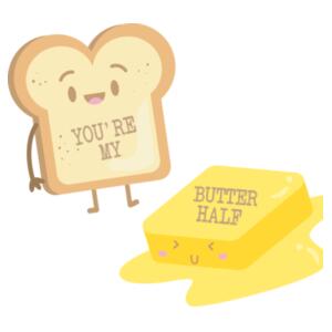 You're my butter half - Mug Design