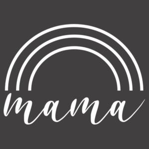 mama rainbow - Womens Faded Tee Design
