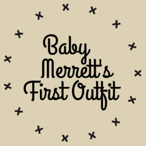 Baby's First Outfit - Medium Calico Bag Design