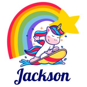 Surfing Unicorn - Pillowcase  Design