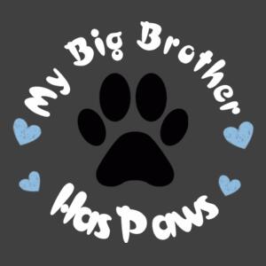 My Sibling Has Paws - Stonewash Bandana Bib Design