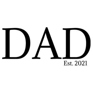 Dad - Est. - Round Key Ring Design