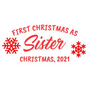 Personalised First Christmas - Benelux Aluminium Ornament Design