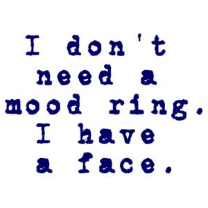 I don't need a mood ring.  - Stainless Bottle Design