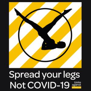 Spread Your Legs Not COVID-19 - Mens Basic Tee Design