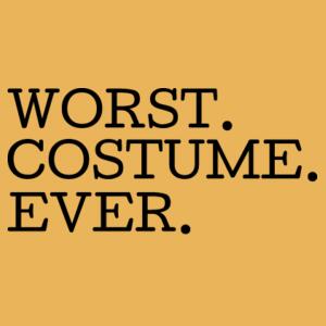 Worst costume ever - Mens Staple T shirt Design