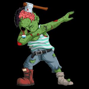 Dabbing Zombie - Womens Silhouette Tee Design