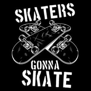 Skater gonna skate - Long Back Tee Design