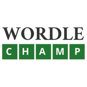 Wordle Champ - Womens Ringer Tee Design