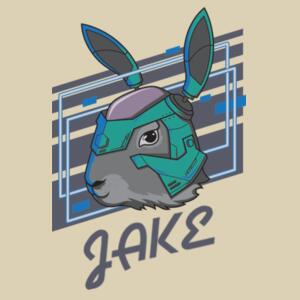 Robo Rabbit - Medium Calico Bag Design