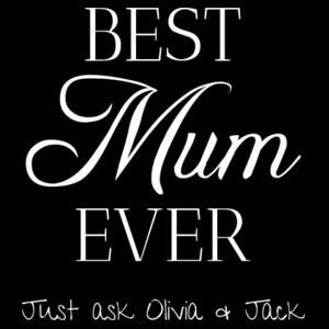 Best Mum Ever - Womens Pyjama Top Design