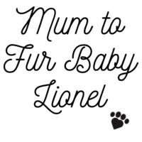 Mum to Fur Baby  - Round Key Ring Design